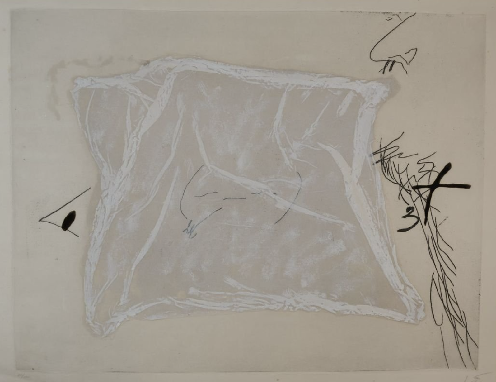 Litografía · Antoni Tàpies · 1971 · Ed. 31/75